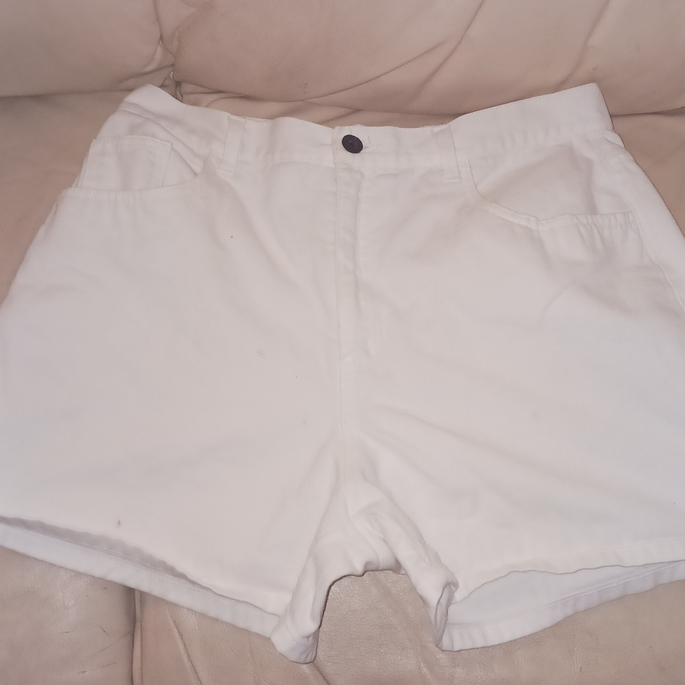 Halston Jeansware Vintage Women's White Shorts